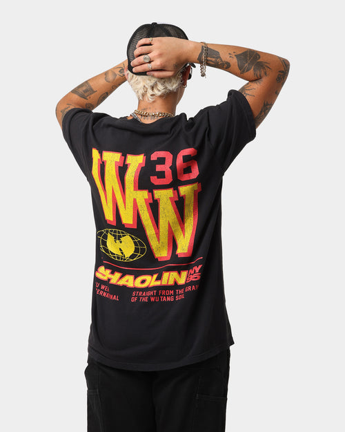 Wu Wear Merch Shaolin Vintage T-Shirt Black Wash