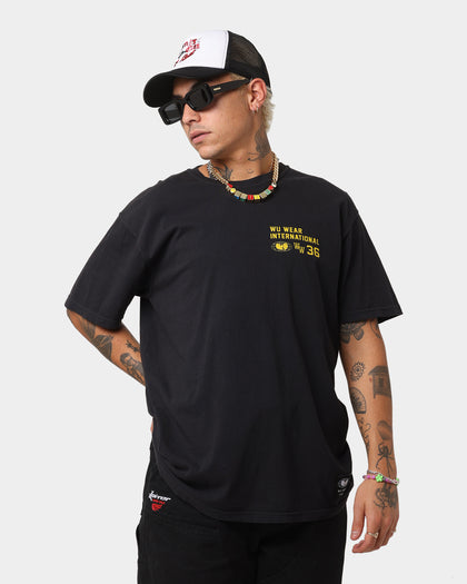 Wu Wear Merch Shaolin Vintage T-Shirt Black Wash