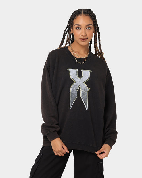 DMX X Fence Vintage Crew Black Wash