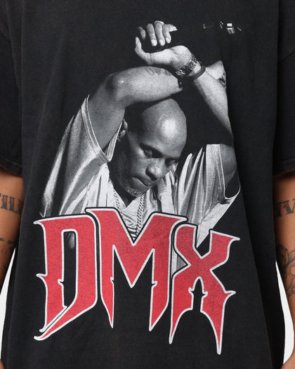 DMX X Logo Vintage T-Shirt Black Wash