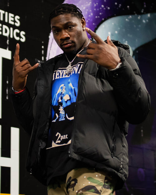 Tupac All Eyez On Me Vintage T-Shirt Washed Black