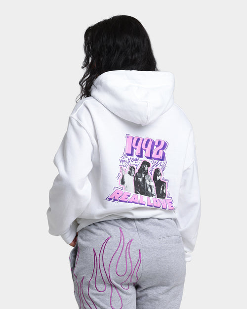 Mary J. Blige Real Love Hoodie White