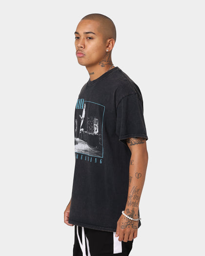 Nirvana Live At Redding Vintage T-Shirt Black Wash