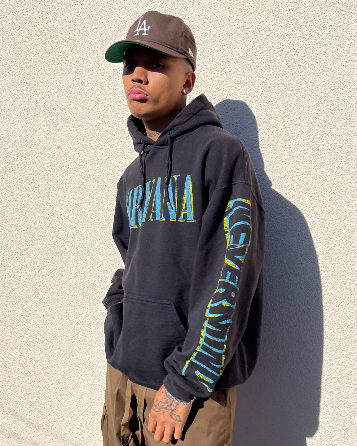 Nirvana Nevermind Hoodie Black Wash | Culture Kings US