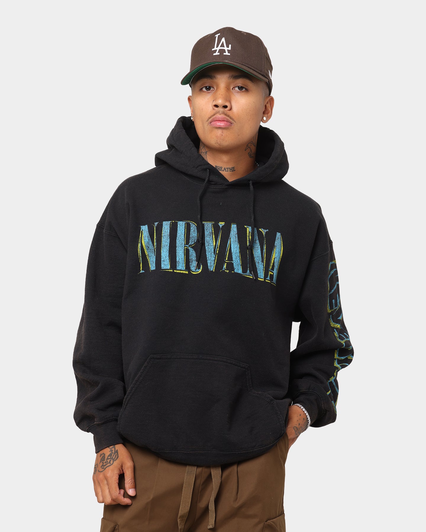 Nirvana Nevermind Hoodie Black Wash | Culture Kings US