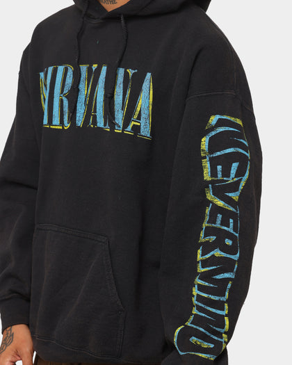 Nirvana Nevermind Hoodie Black Wash