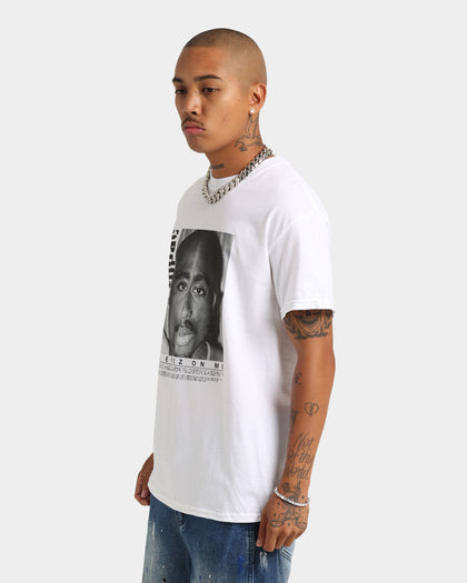 Tupac All Eyes On Me Square T-Shirt White