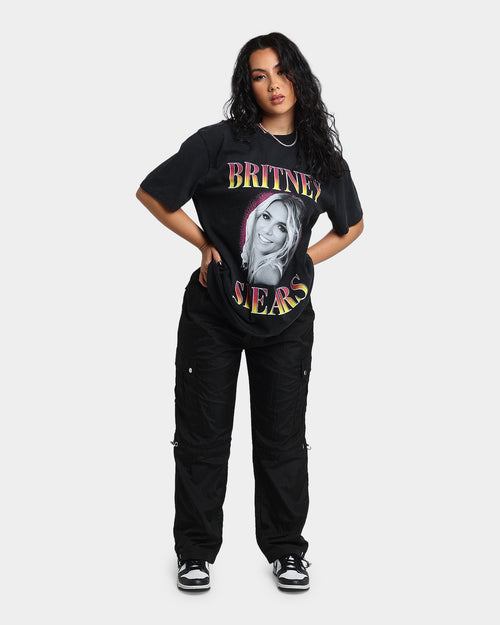 Britney Spears Hot Gradient T-Shirt Washed Black