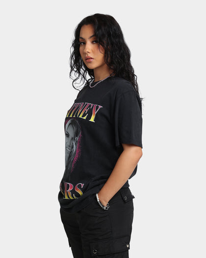 Britney Spears Hot Gradient T-Shirt Washed Black