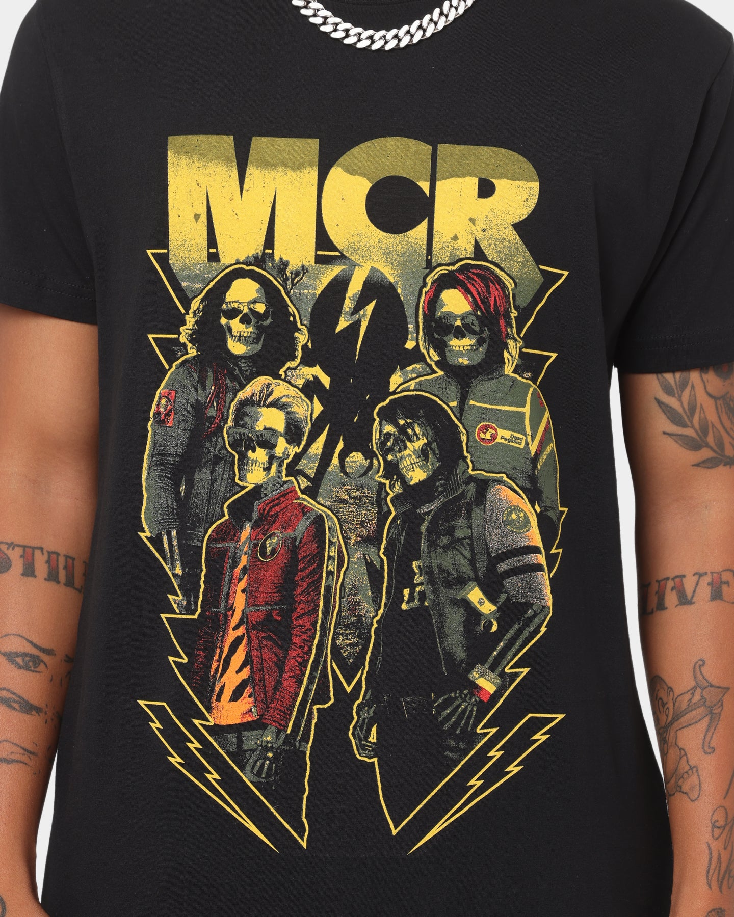 My Chemical Romance Appetite For Danger T-Shirt Black | Culture