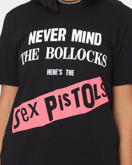 Sex Pistols Never Mind The Bollocks Original Album T-Shirt Black