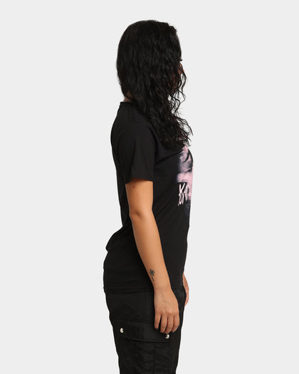 Korn Women's Chopped Face T-Shirt Black