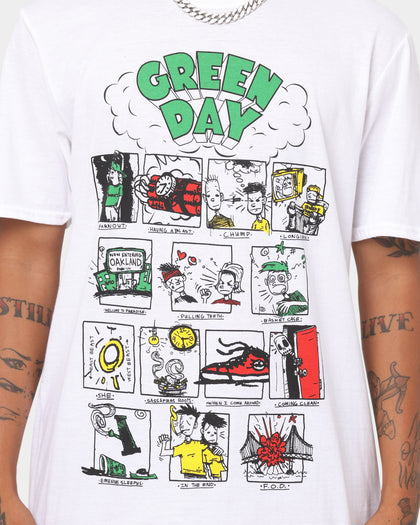Green Day Dookie RRHOF T-Shirt White