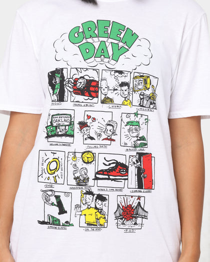 Green Day Dookie RRHOF T-Shirt White