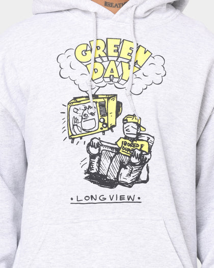 Green Day Longview Doodle Hoodie Off White