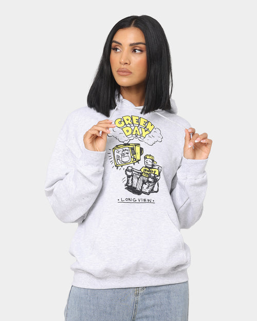 Green Day Longview Doodle Hoodie Off White