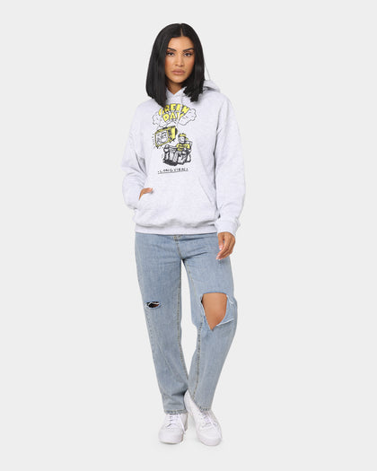 Green Day Longview Doodle Hoodie Off White