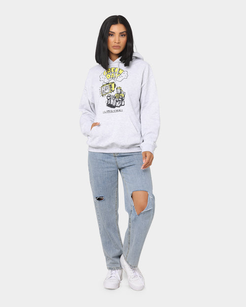 Green Day Longview Doodle Hoodie Off White