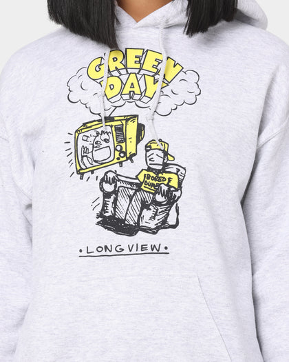 Green Day Longview Doodle Hoodie Off White