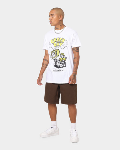 Green Day Longview Doodle T-Shirt White