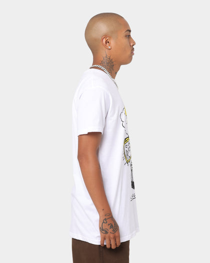 Green Day Longview Doodle T-Shirt White