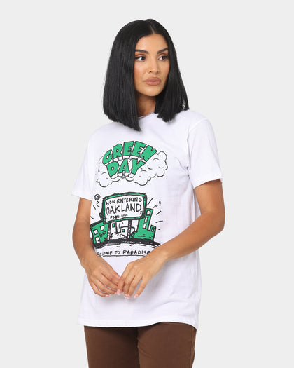 Green Day Welcome To Paradise T-Shirt White