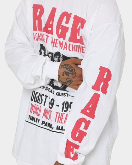 Rage Against The Machine 1997 Tour Long Sleeve T-Shirt White
