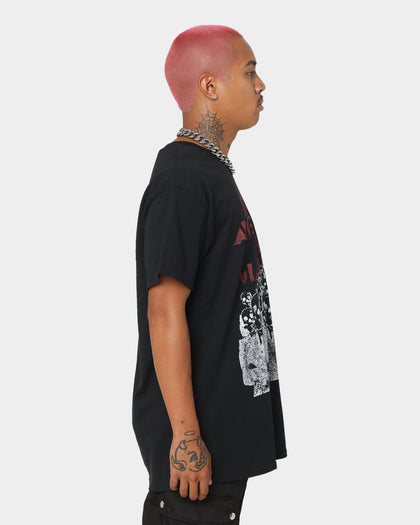 Rage Against The Machine Crowd Masks T-Shirt Black