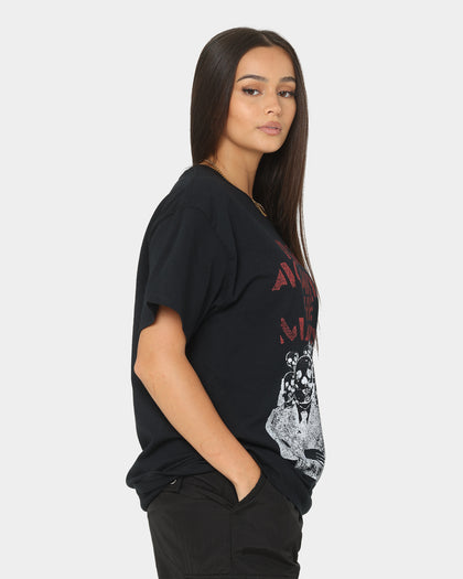 Rage Against The Machine Crowd Masks T-Shirt Black