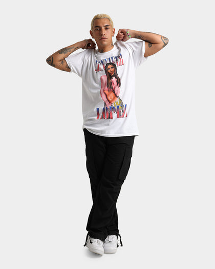 Jennifer Lopez Pink Pose T-Shirt White