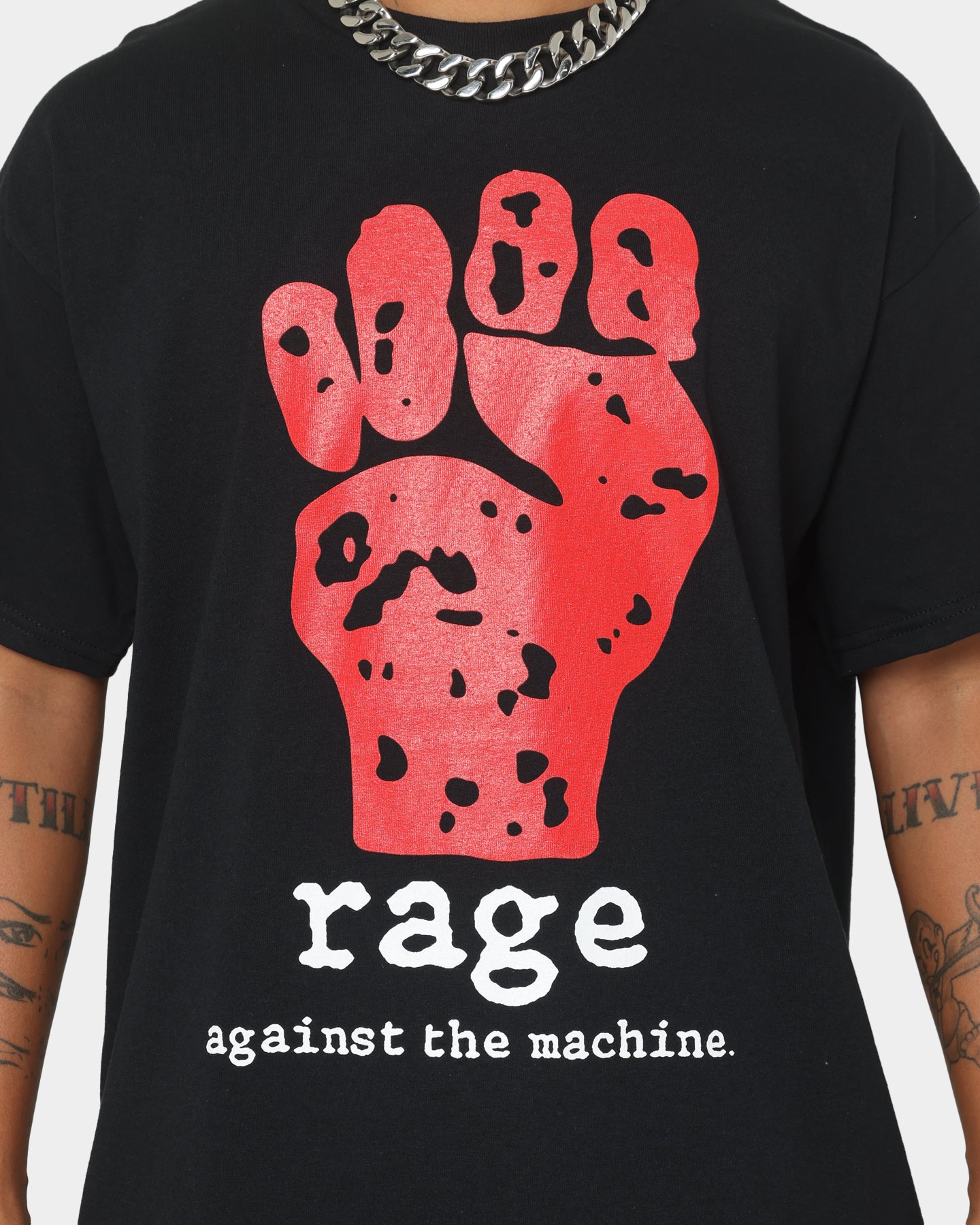 Rage Against The Machine Raised Fist T-Shirt Black | Culture Kings US Rage Against The Machine Raised Fist T-Shirt Black | Culture Kings US