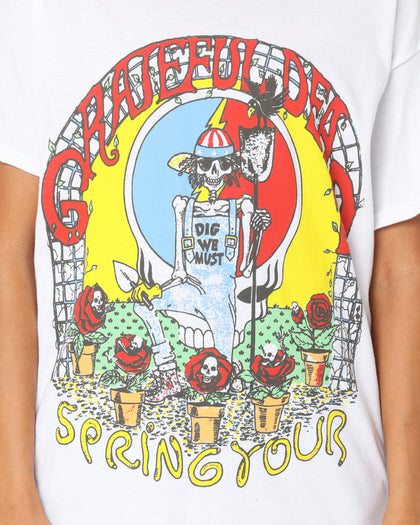 Grateful Dead Spring Tour 1990 T-Shirt White