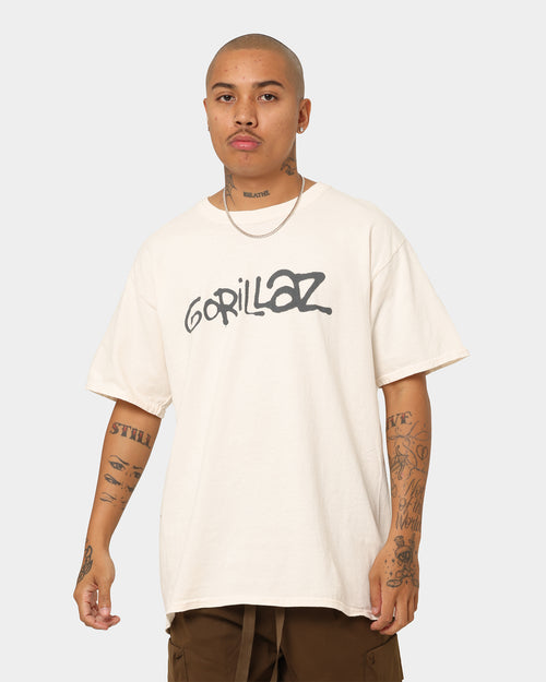 Gorillaz Writing Logo T-Shirt Off White