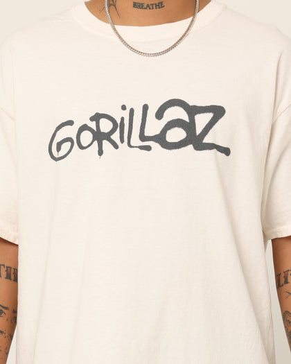 Gorillaz Writing Logo T-Shirt Off White