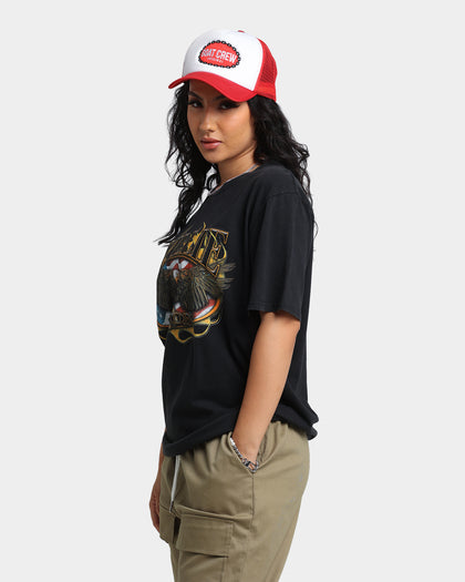 Willie Nelson American Eagle T-Shirt Black Wash