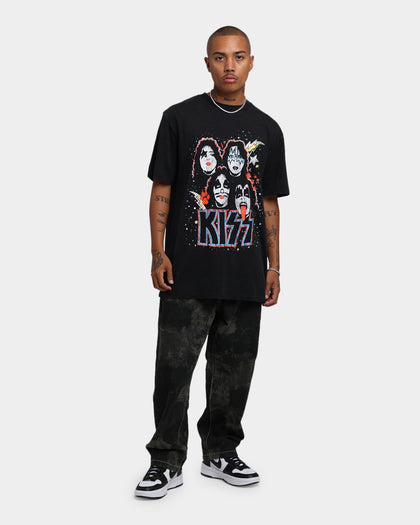 KISS Vintage Faces T-Shirt Black Wash