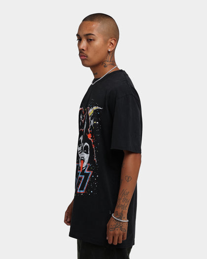 KISS Vintage Faces T-Shirt Black Wash