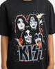 KISS Vintage Faces T-Shirt Black Wash
