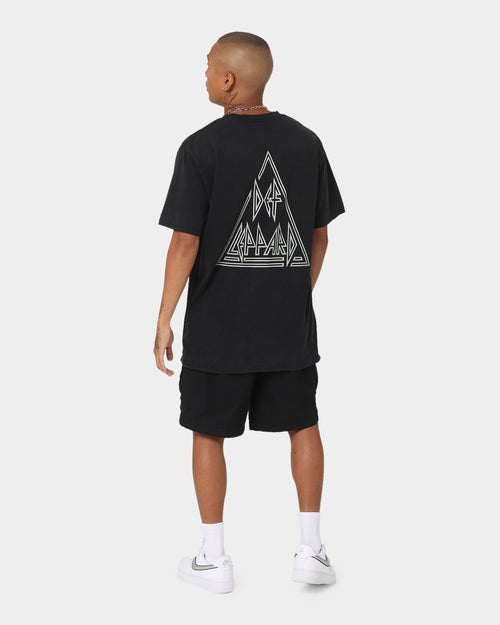 Def Leppard High N Dry T-Shirt Black Wash