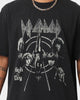 Def Leppard High N Dry T-Shirt Black Wash