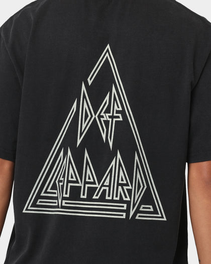 Def Leppard High N Dry T-Shirt Black Wash
