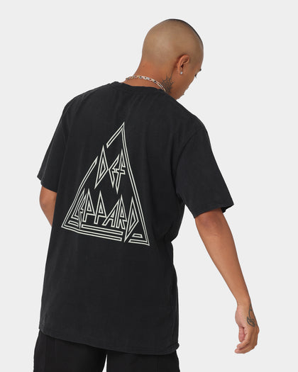 Def Leppard High N Dry T-Shirt Black Wash