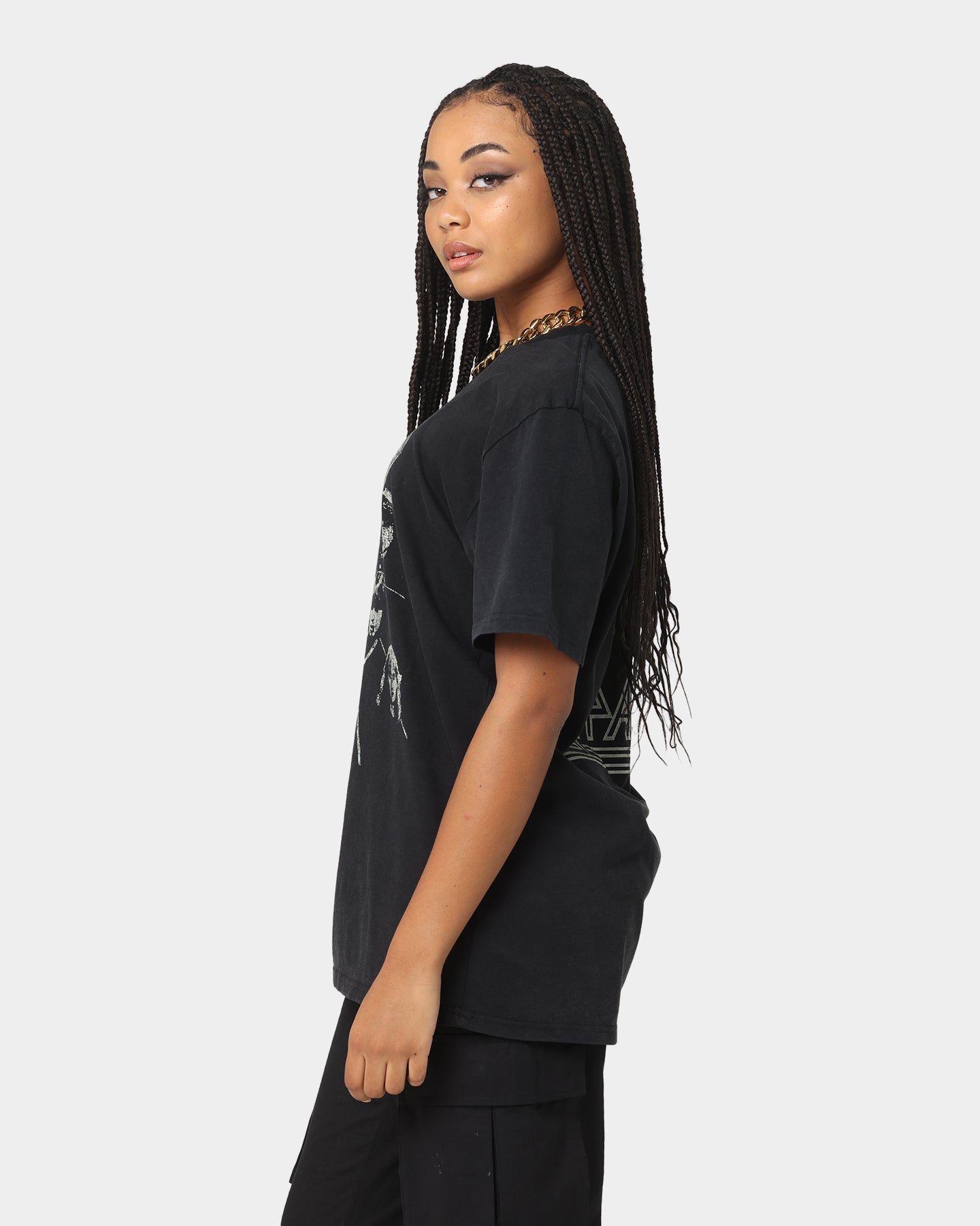 Def Leppard High N Dry T-Shirt Black Wash | Culture Kings US