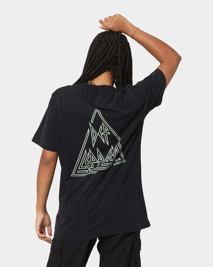 Def Leppard High N Dry T-Shirt Black Wash