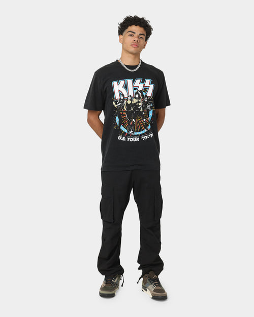 KISS US Tour '77-'78 T-Shirt Black Wash
