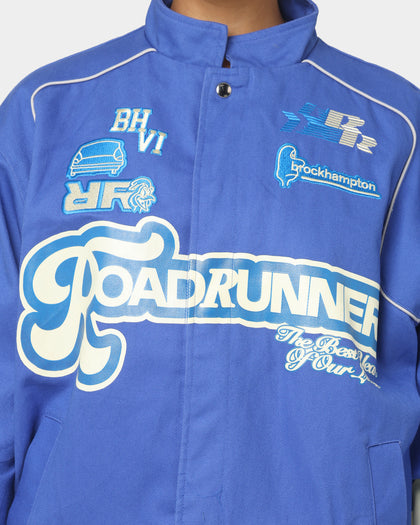 Brockhampton Flame Racing Jacket Royal Blue