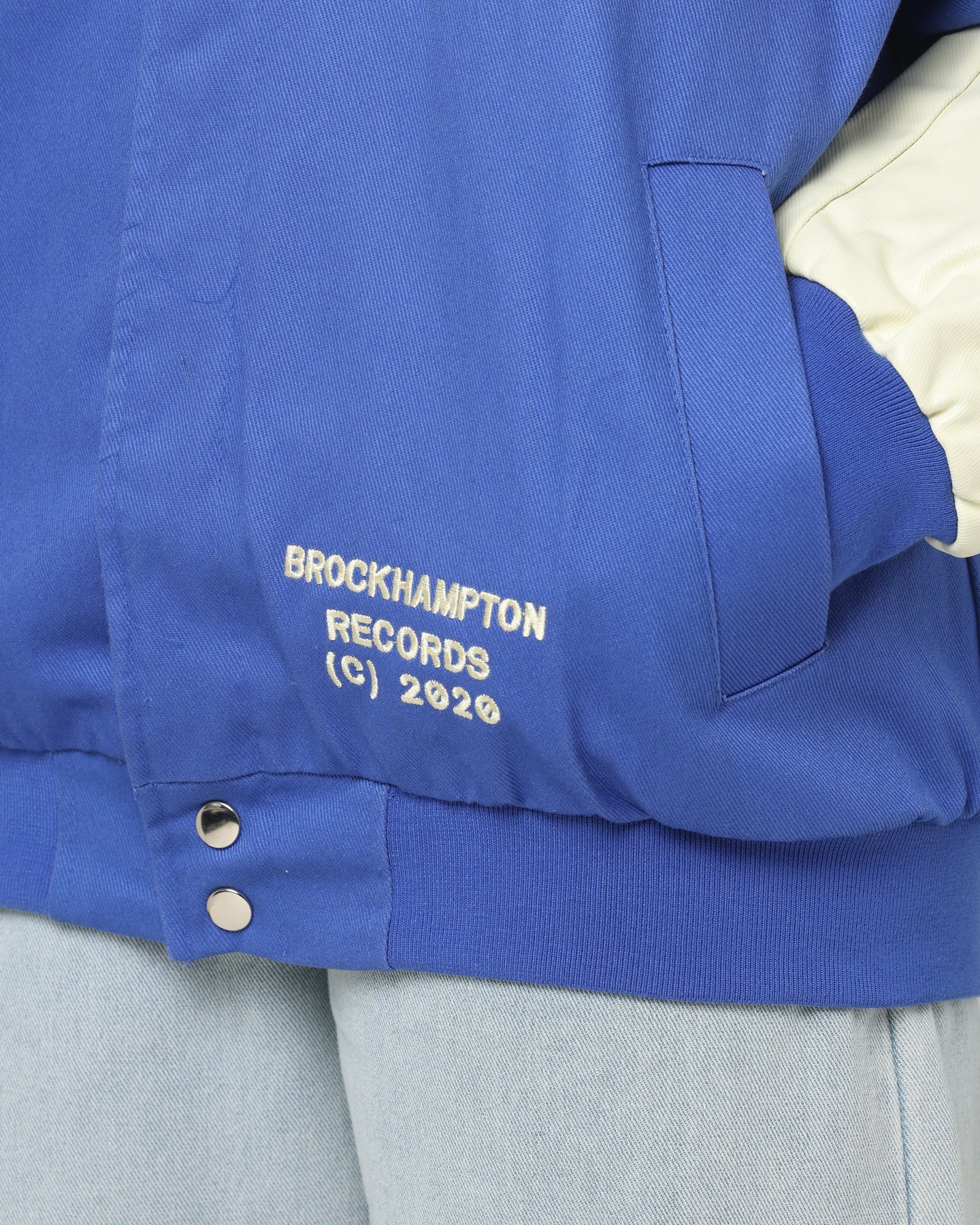 brockhampton レーシングジャケット Brockhampton Flame Racing Jacket Royal Blue | Culture Kings US