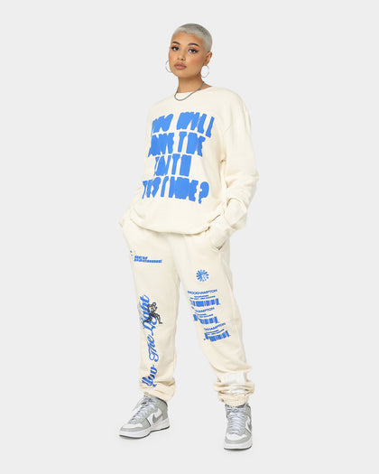 Brockhampton New Light Track Pants Off White