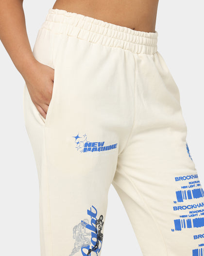 Brockhampton New Light Track Pants Off White