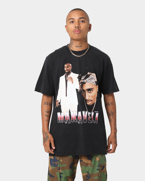 Tupac Makaveli T-Shirt Black Wash